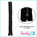 ZIP - BRONZE METAL ZIP (011)